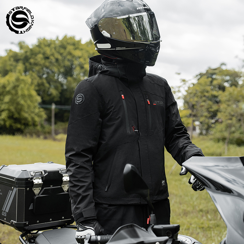 SFK Black Motorcycle Jacket Wa - Quality Winter Clothing Jacket ulasan dan harga