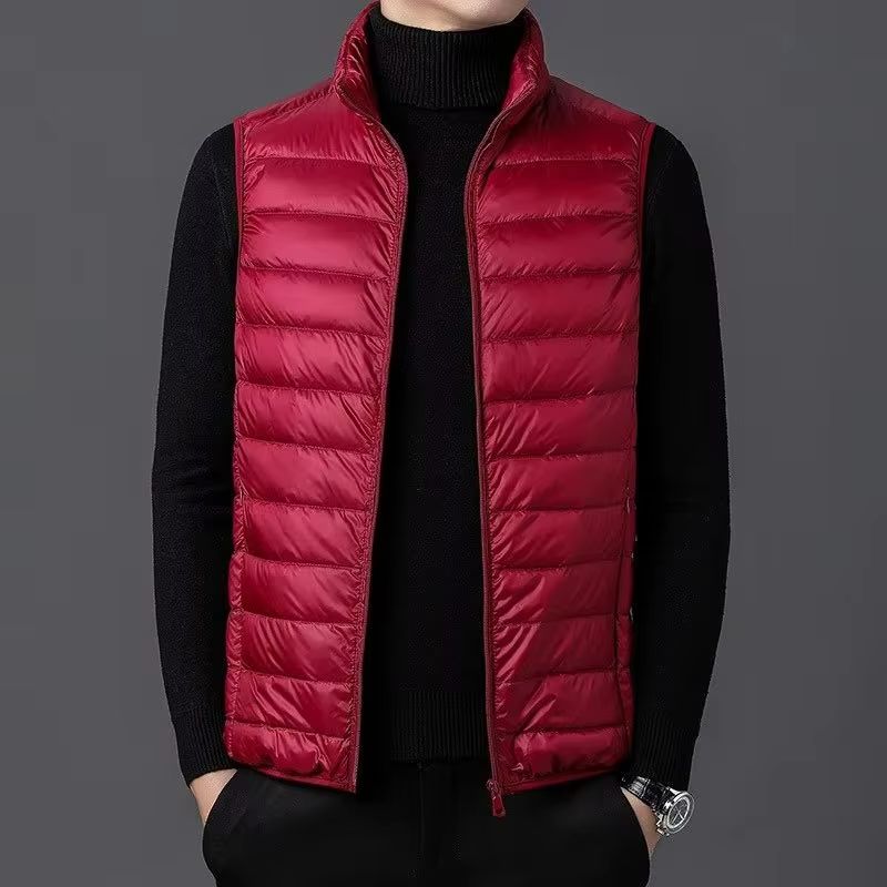 Mens Vest Jacket Warm Sleevele - Winter Clothing Brands ulasan dan harga