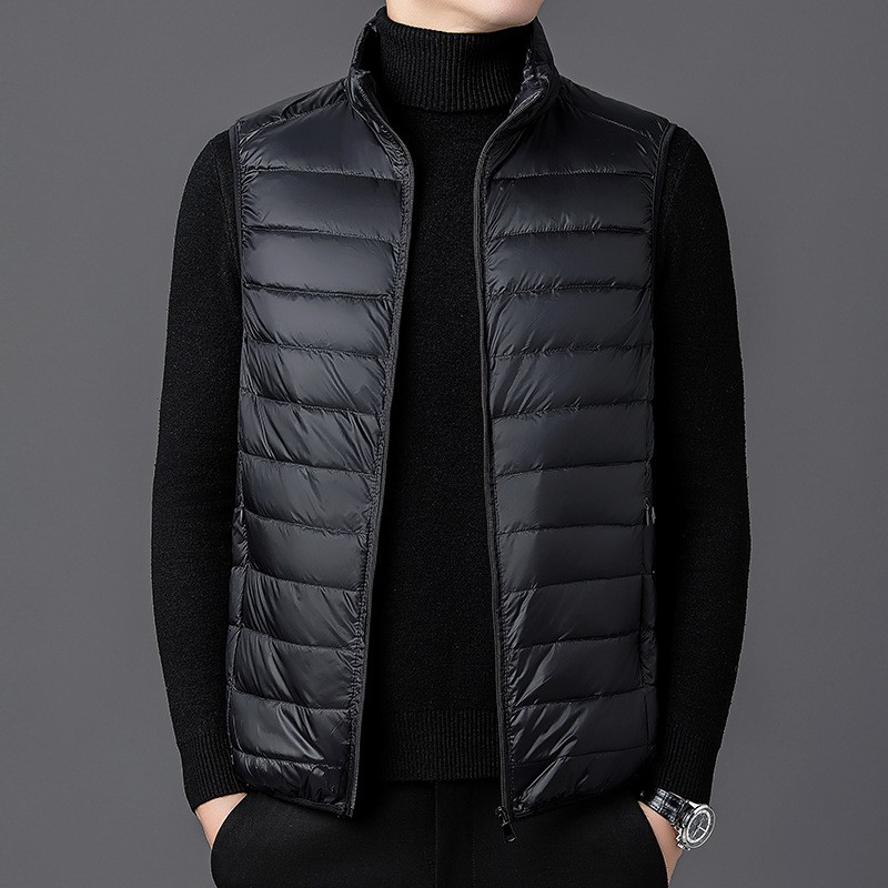 Mens Vest Jacket Warm Sleevele - Winter Clothing Brands ulasan dan harga