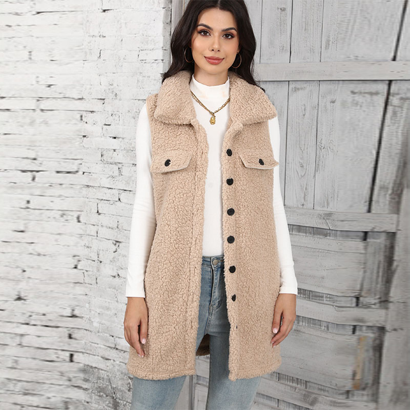 Women's Lamb Plush Vests Splic - Winter Clothing On Sale Women'S ulasan dan harga