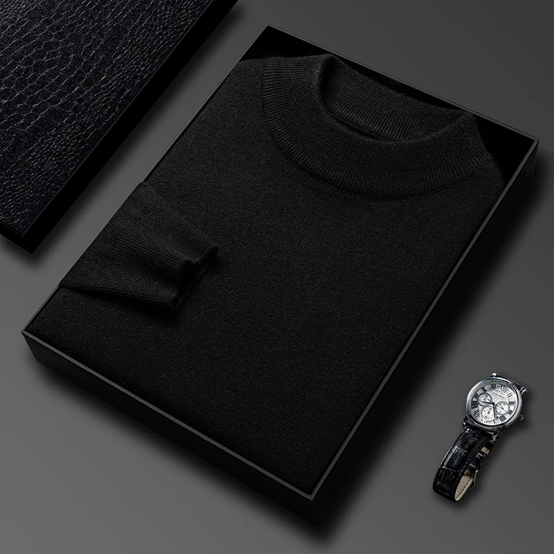 Half Turtleneck Knitwear Sweat - Winter Clothing Brands ulasan dan harga