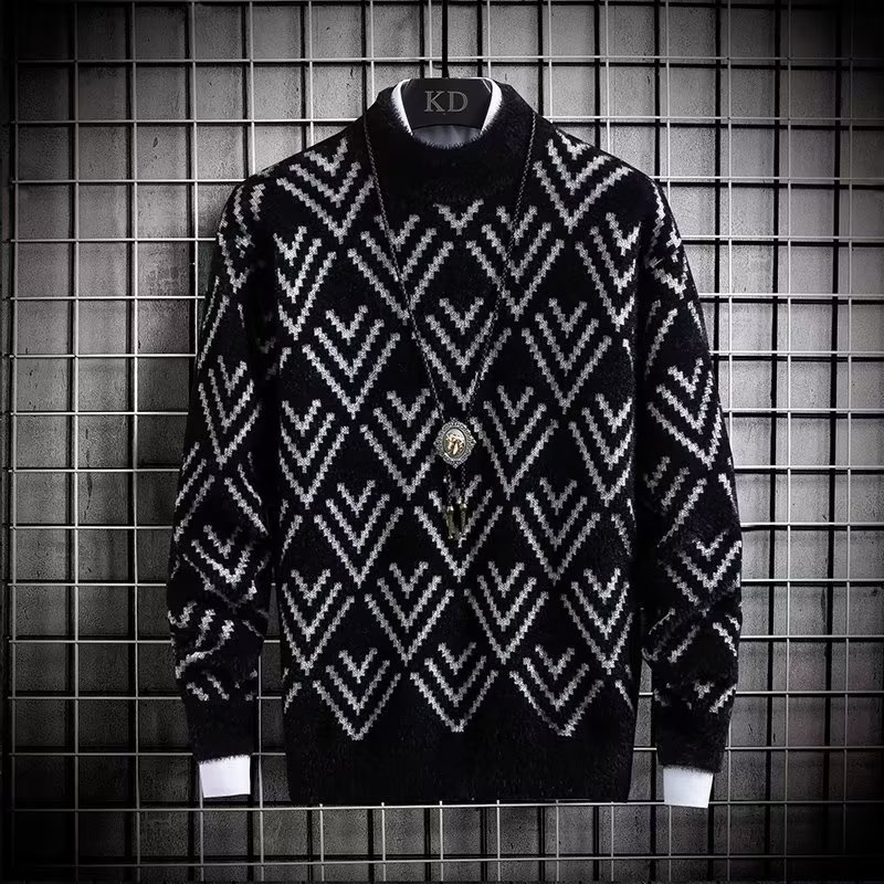 Autumn Winter Men's Sweater Pl - Winter Clothing Men Style ulasan dan harga