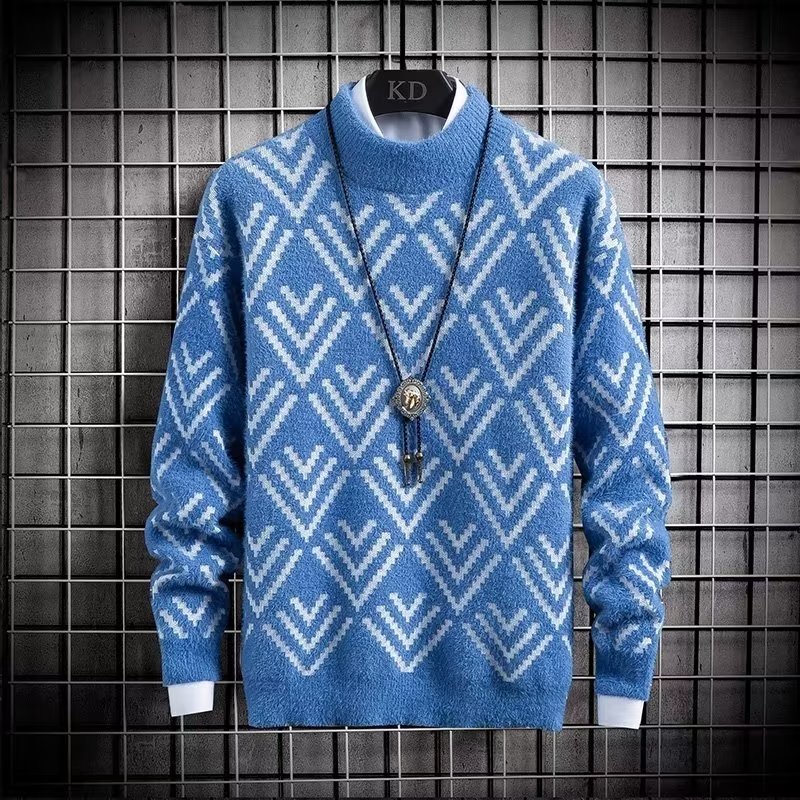 Autumn Winter Men's Sweater Pl - Winter Clothing Men Style ulasan dan harga