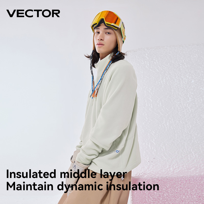 VECTOR Fleece Jacket Woman Men - Winter Clothing Vector ulasan dan harga