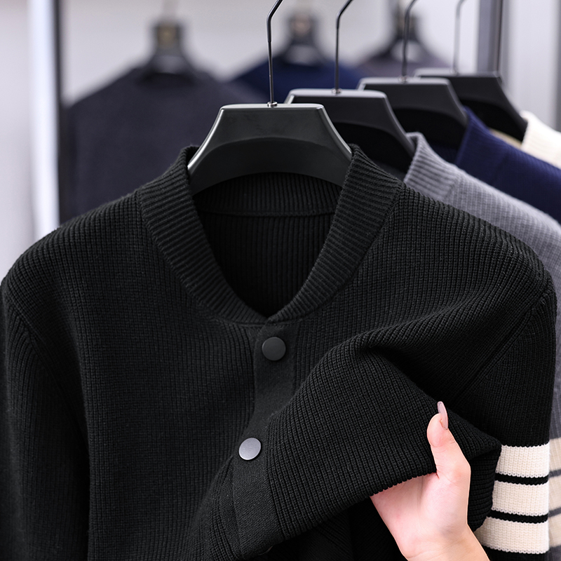 Fashion Man Long-Sleeved Knitt - Winter Clothing Men Style ulasan dan harga