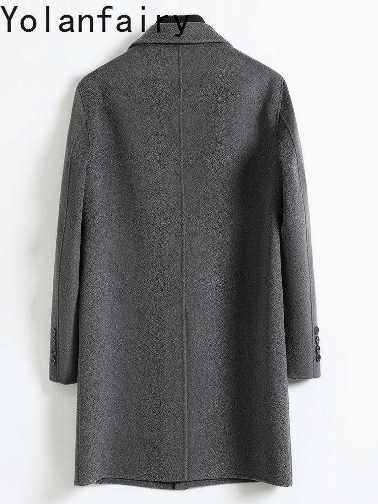 YOLANFAIRY 95% Wool Coats for  - Quality Winter Clothing Jacket ulasan dan harga