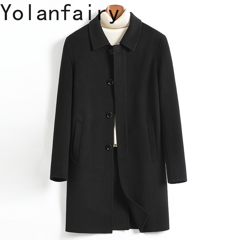 YOLANFAIRY 95% Wool Coats for  - Quality Winter Clothing Jacket ulasan dan harga
