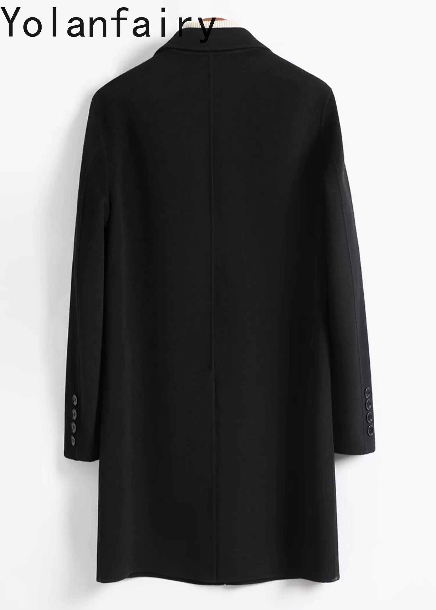 YOLANFAIRY 95% Wool Coats for  - Quality Winter Clothing Jacket ulasan dan harga