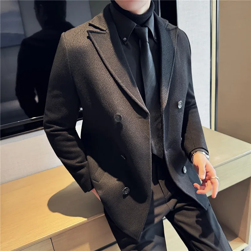 British Style Autumn Winter Th - Winter Clothing Men Style ulasan dan harga