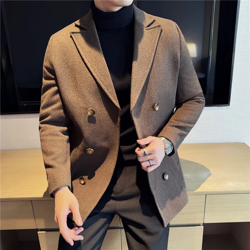British Style Autumn Winter Th - Winter Clothing Men Style ulasan dan harga