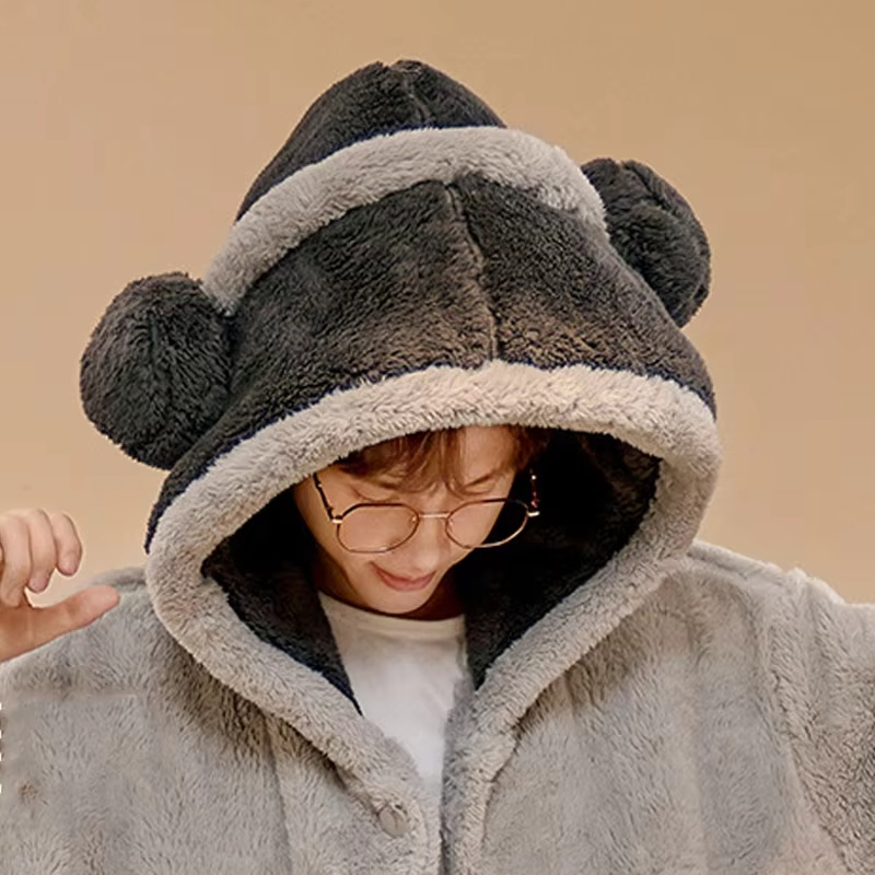 One Piece Luffy Bathrobe Anime - Winter Clothing Men Style ulasan dan harga